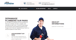 Desktop Screenshot of help-plombier.fr